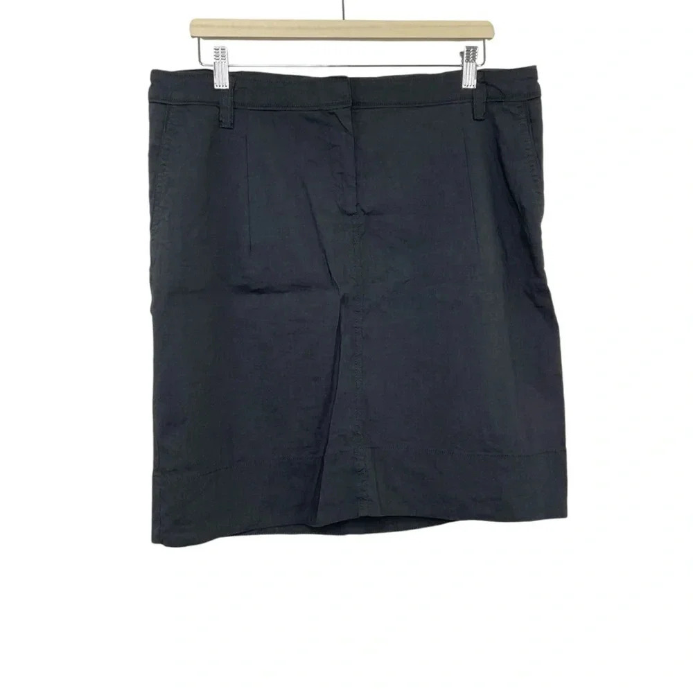 Eileen Fisher Linen Short Skirt Size 14